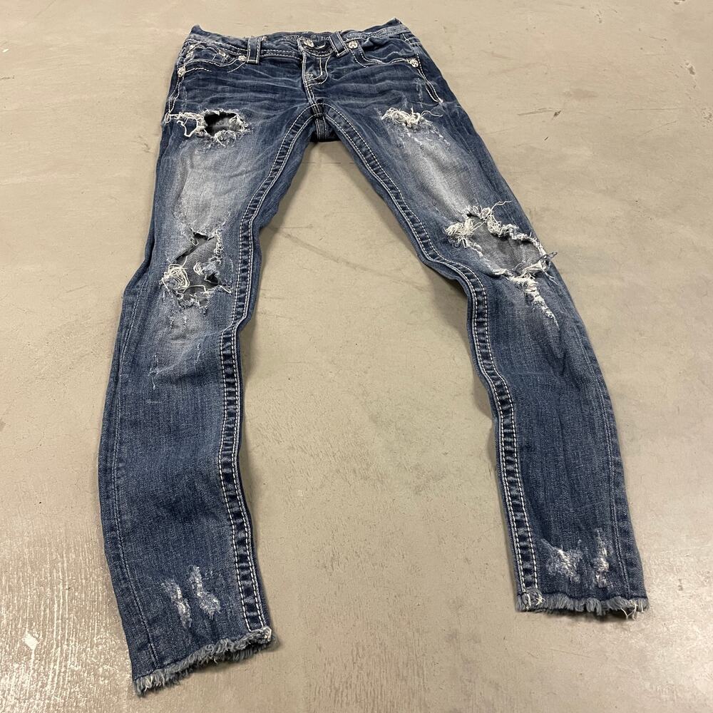 Y2K western miss me skinny  jeans 25x28